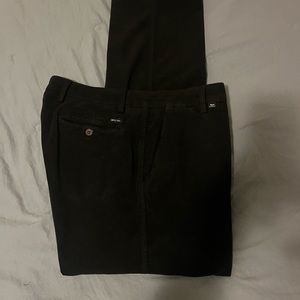 Mason's Black Em's Straight Leg Chino Pants